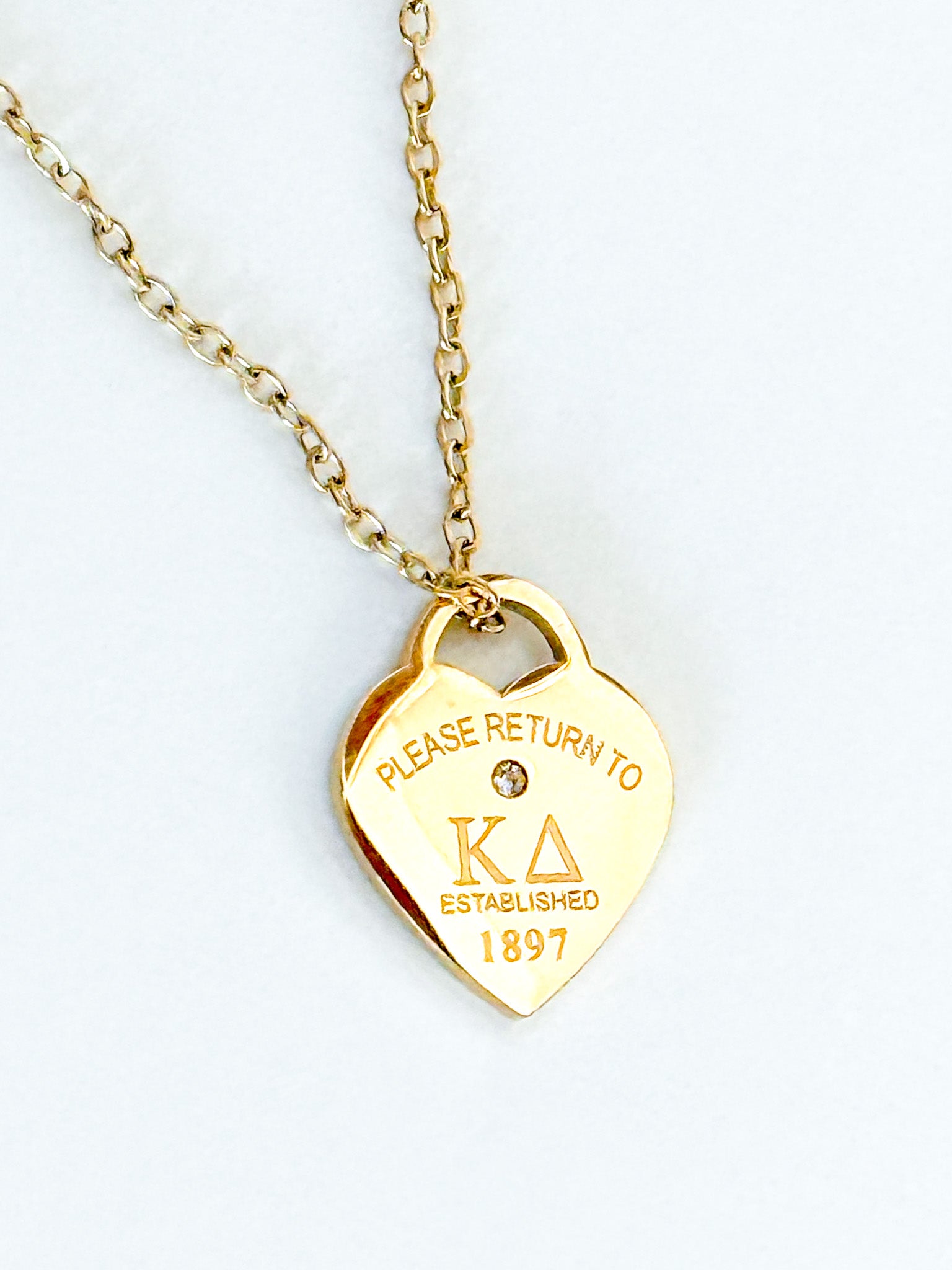 Please Return Sorority Necklace