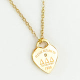 Please Return Sorority Necklace