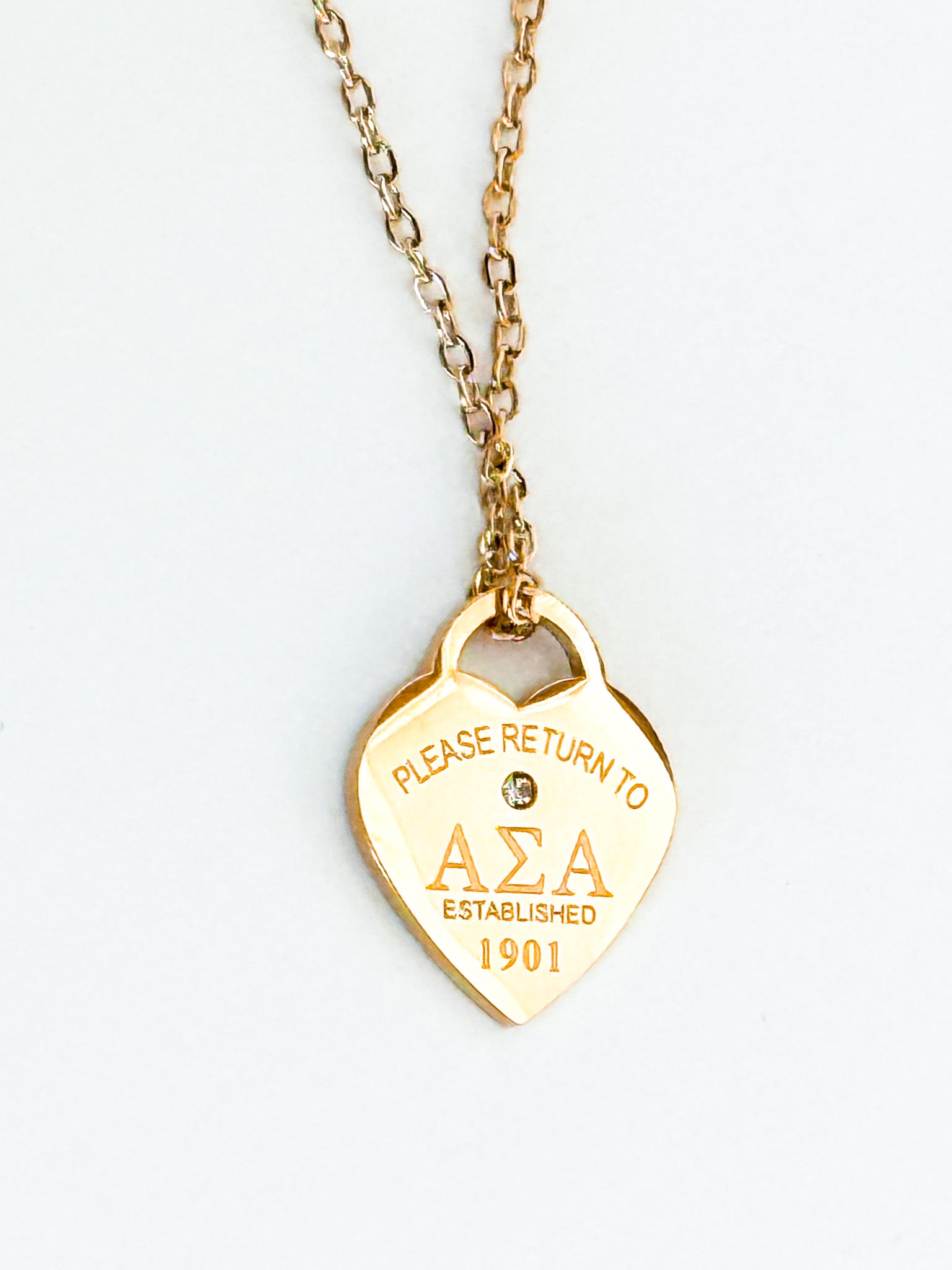 Please Return Sorority Necklace