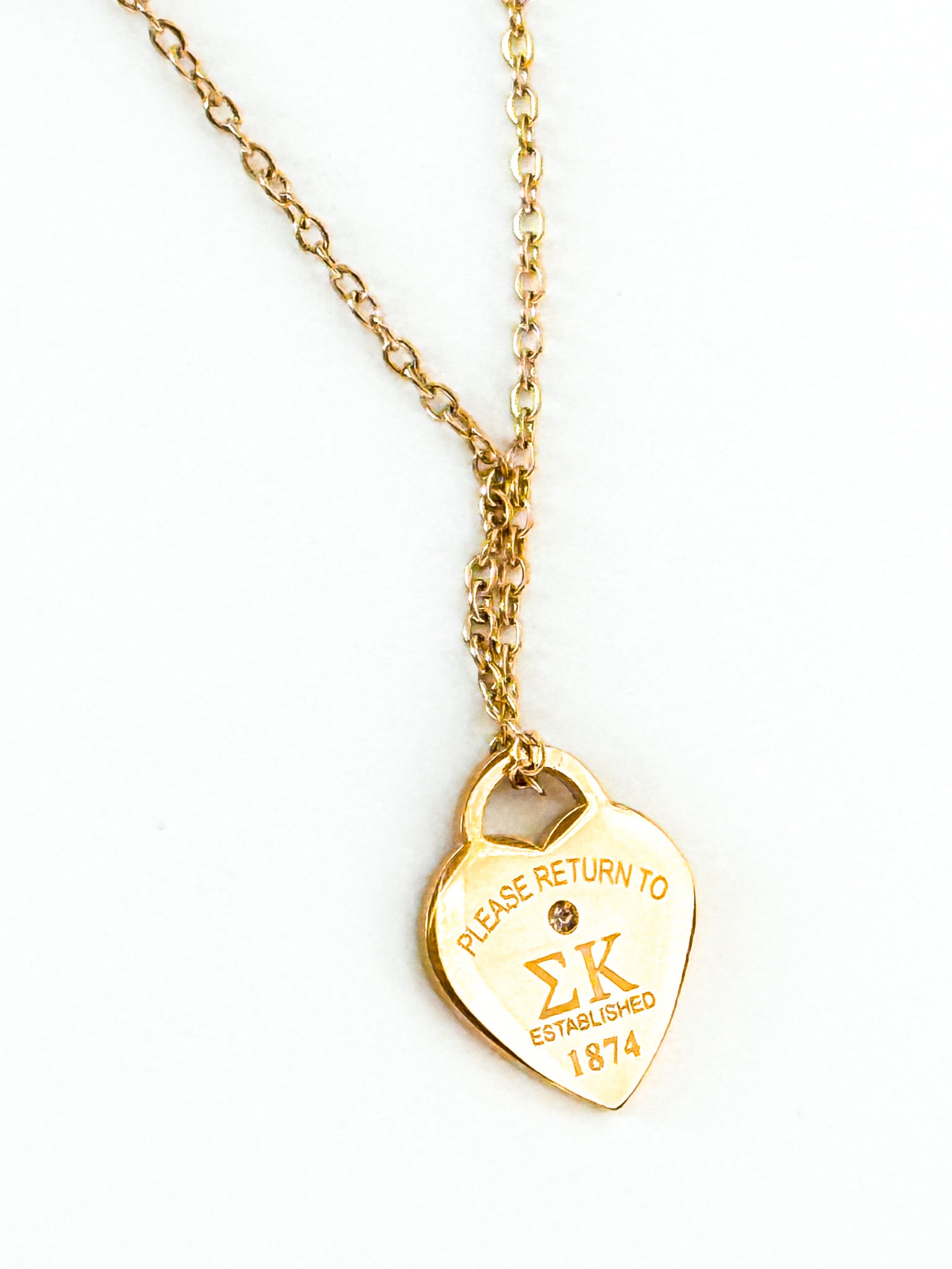 Please Return Sorority Necklace