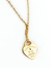 Please Return Sorority Necklace