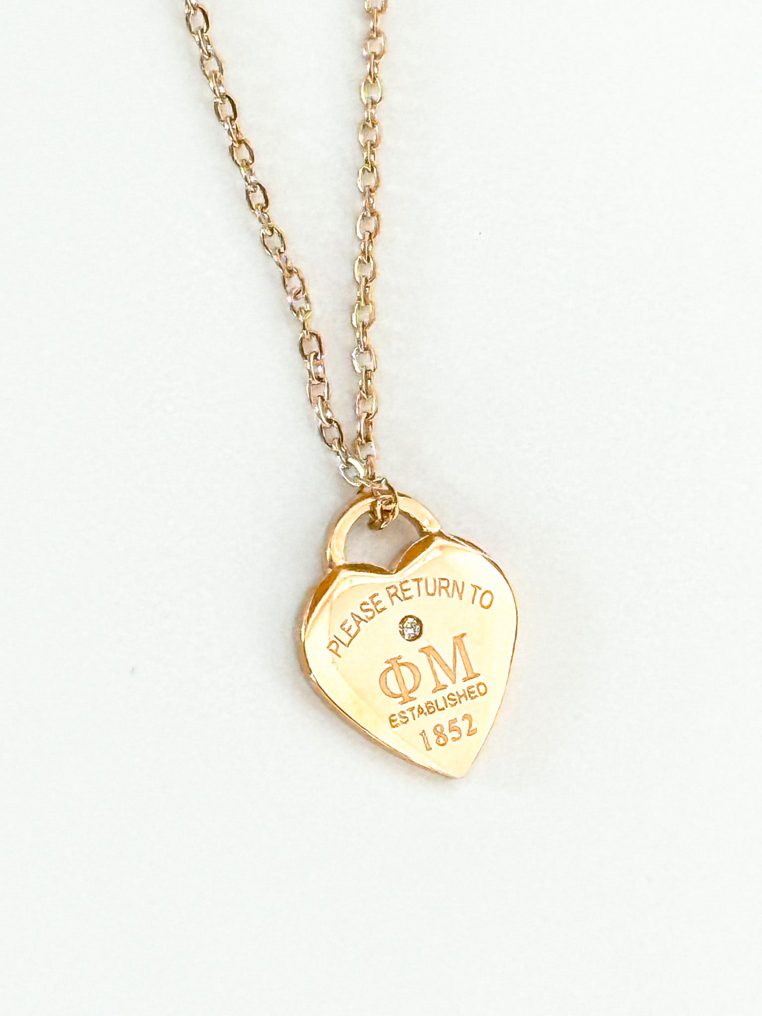 Please Return Sorority Necklace