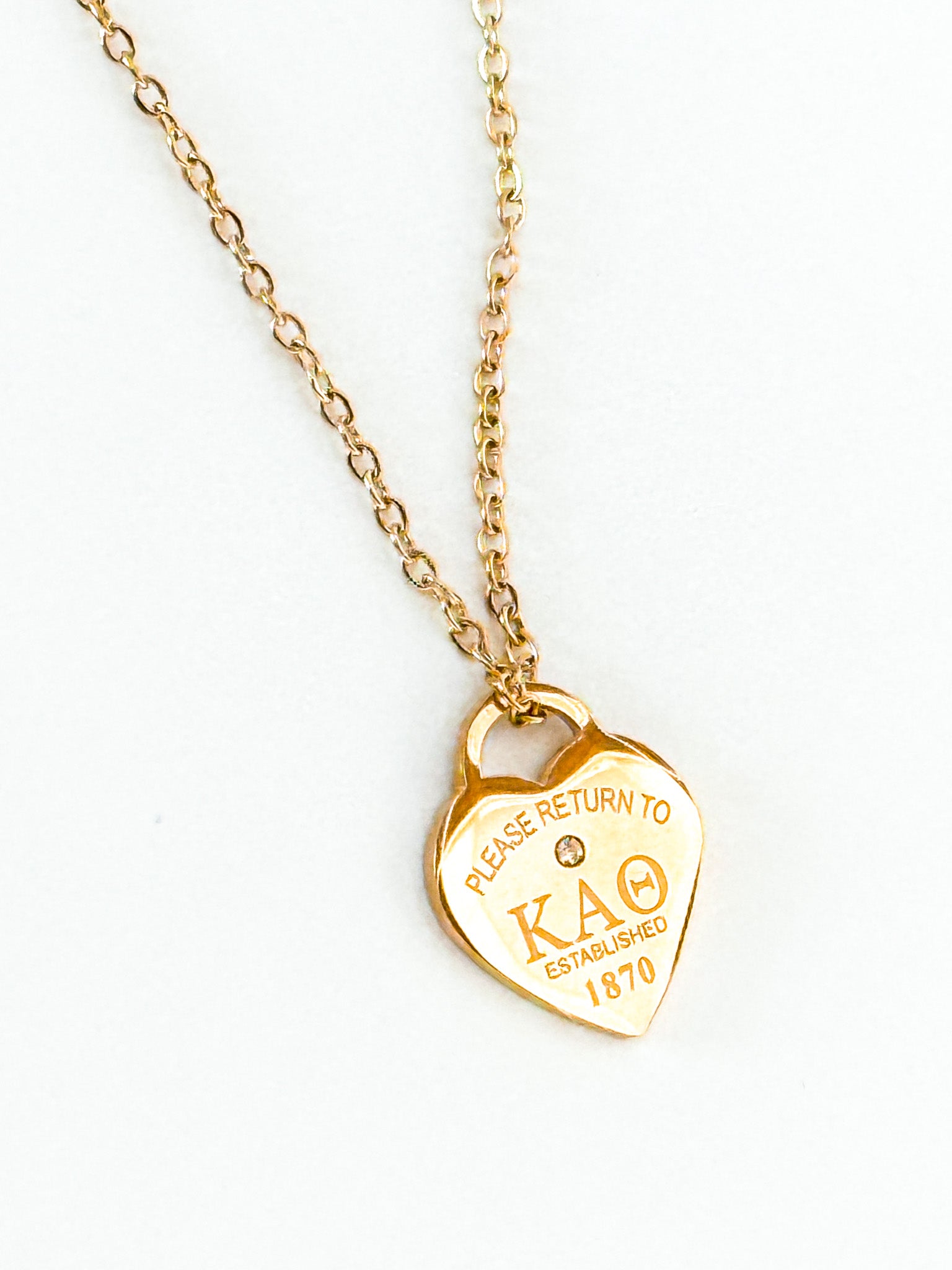 Please Return Sorority Necklace