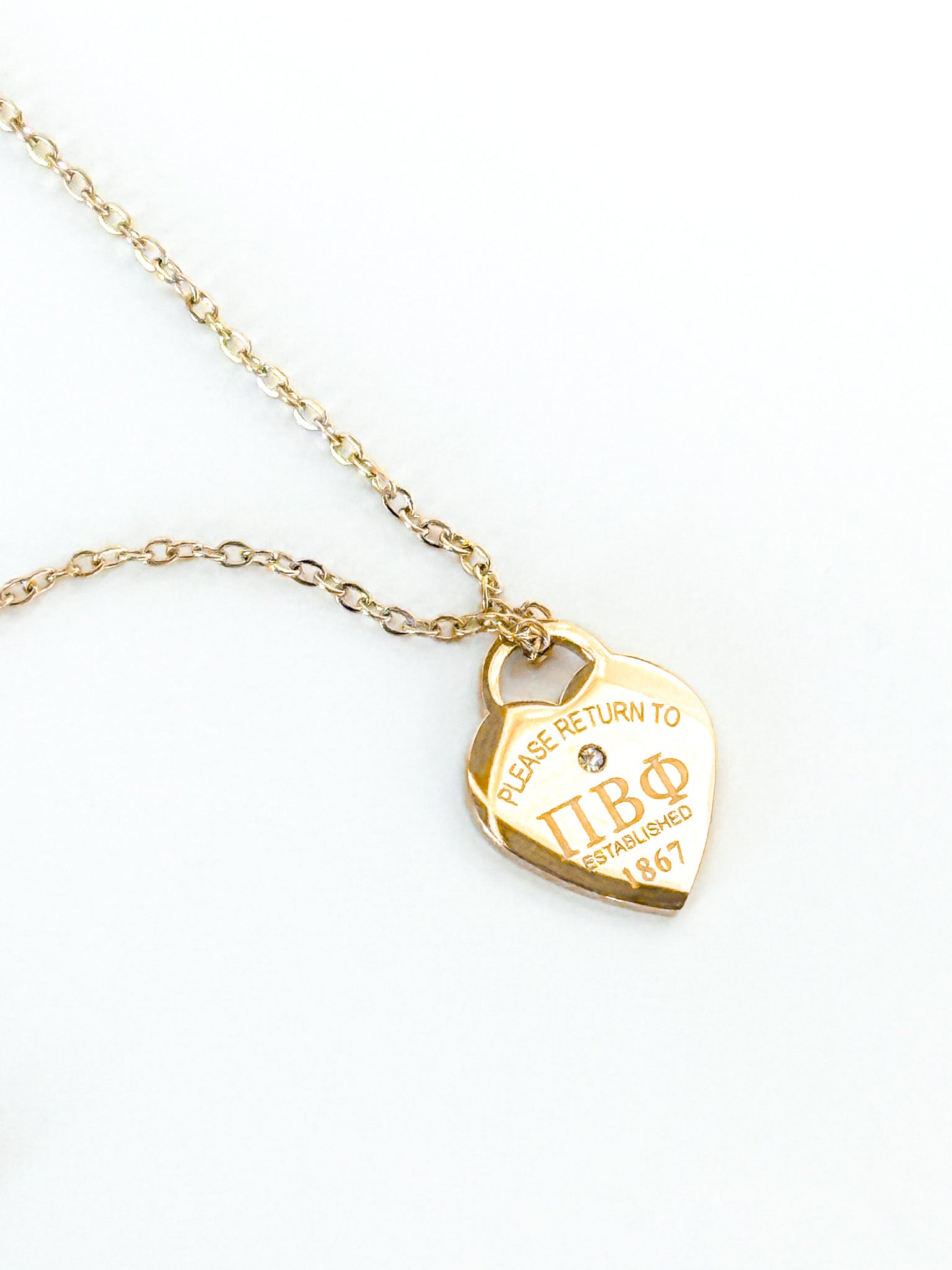 Please Return Sorority Necklace