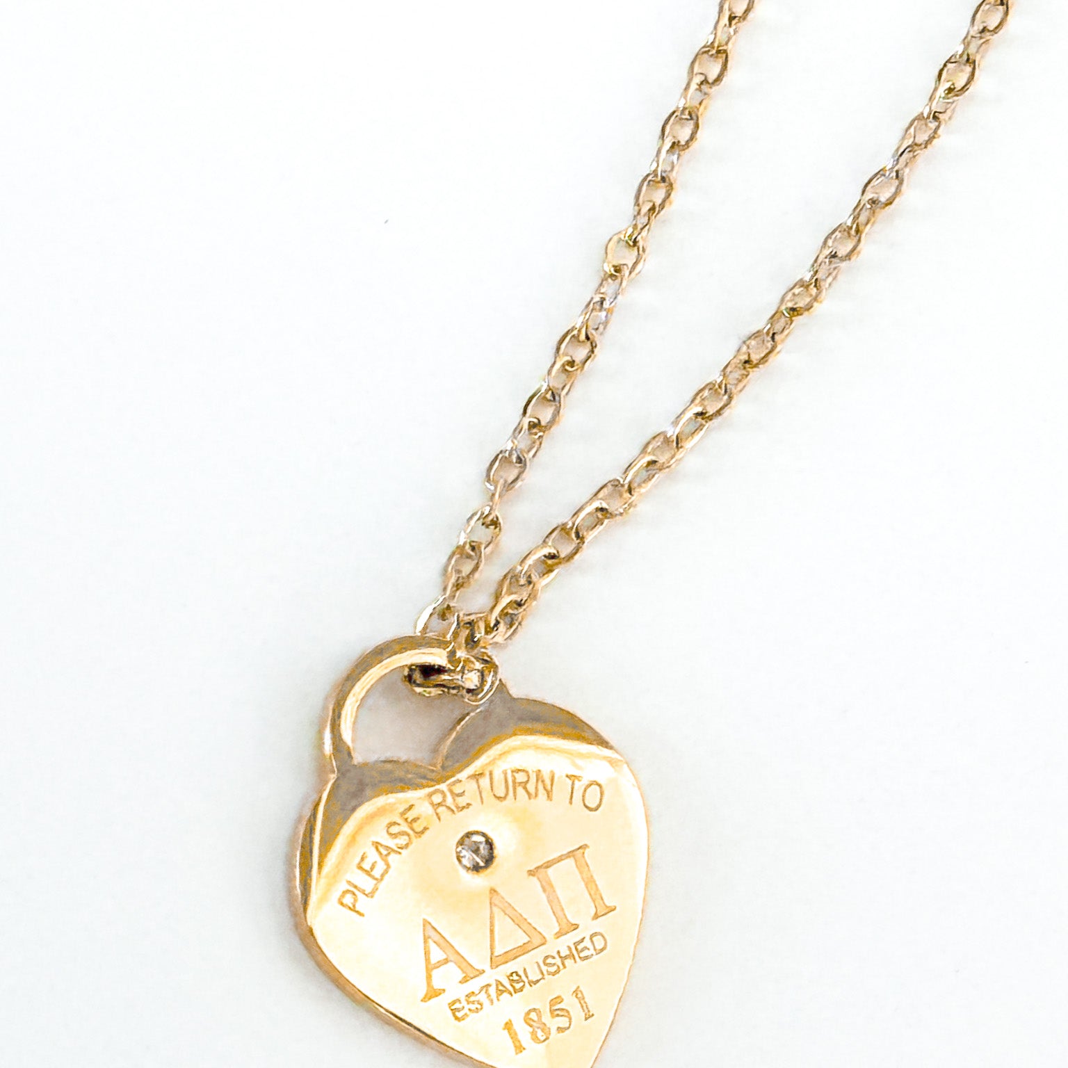 Please Return Sorority Necklace