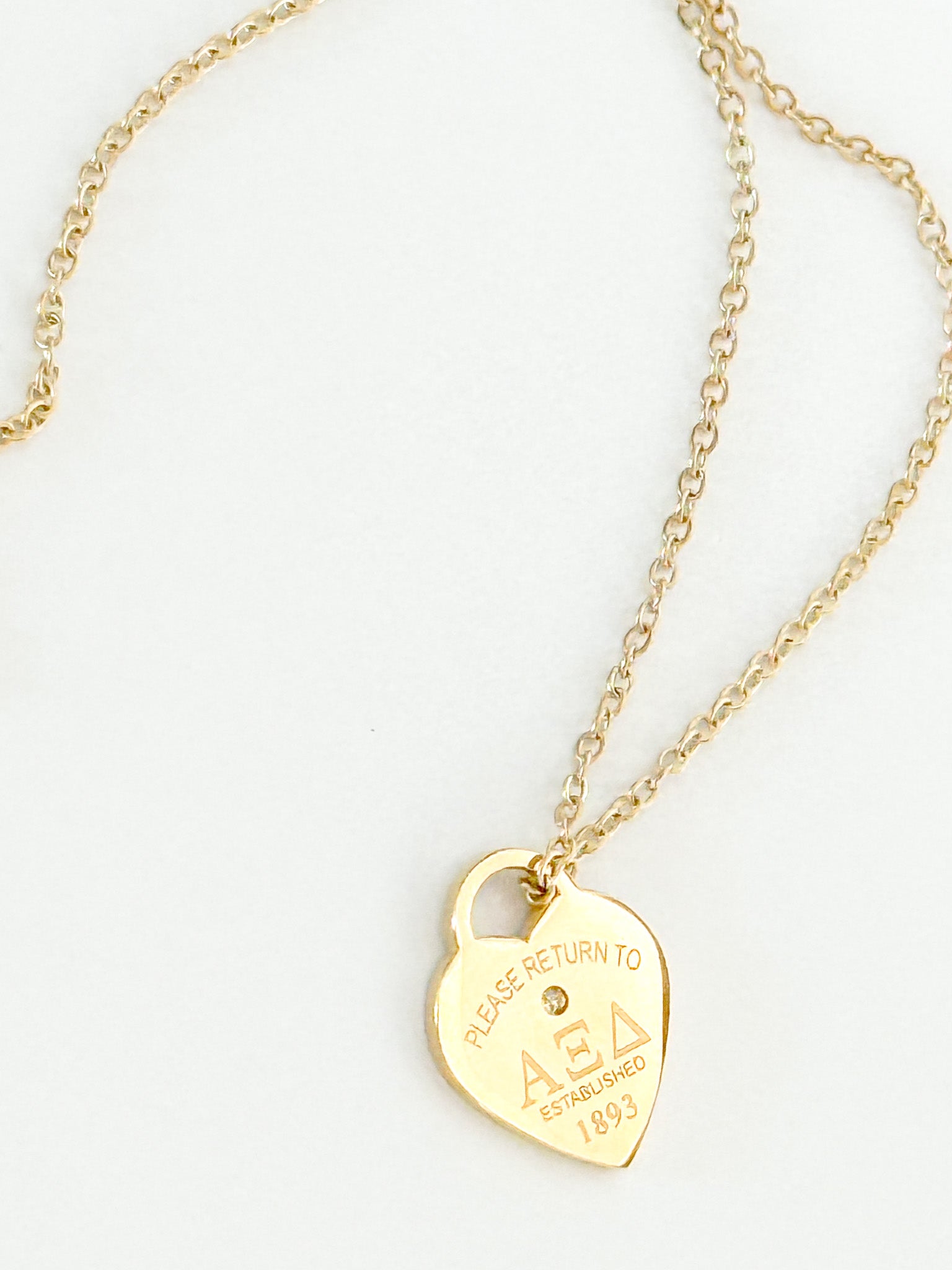 Please Return Sorority Necklace