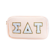 Chenille Sorority Cosmetic Bag