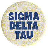 Sigma Delta Tau Through The Vines Sorority Button