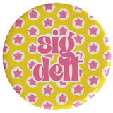 Sigma Delta Tau Star Light Sorority Button