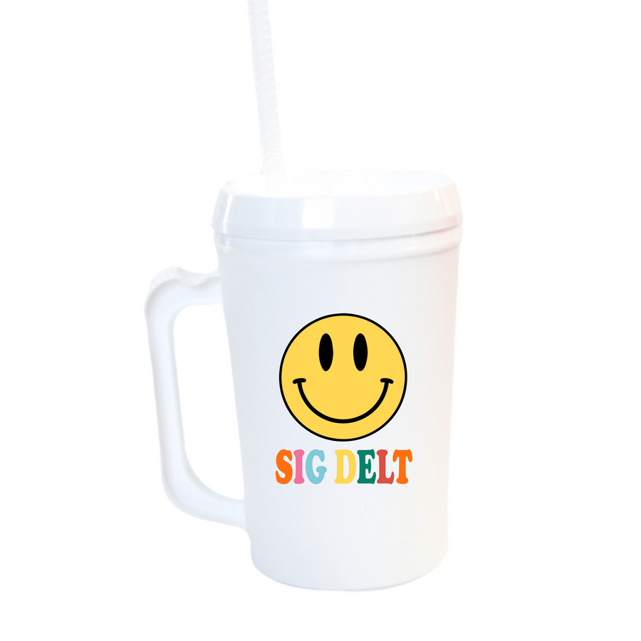 Sigma Delta Tau All Smiles Sorority Mug