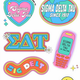 Sorority Y2K Sticker Sheet