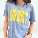 Sigma Delta Tau Varsity Puff Sorority Tee