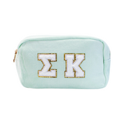 Chenille Sorority Cosmetic Bag