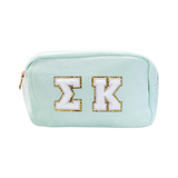 Sigma Kappa Chenille Sorority Cosmetic Bag