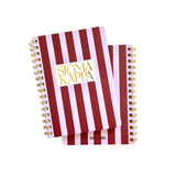Sigma Kappa Stripe Sorority Notebook