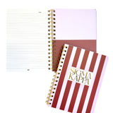 Sigma Kappa Stripe Sorority Notebook