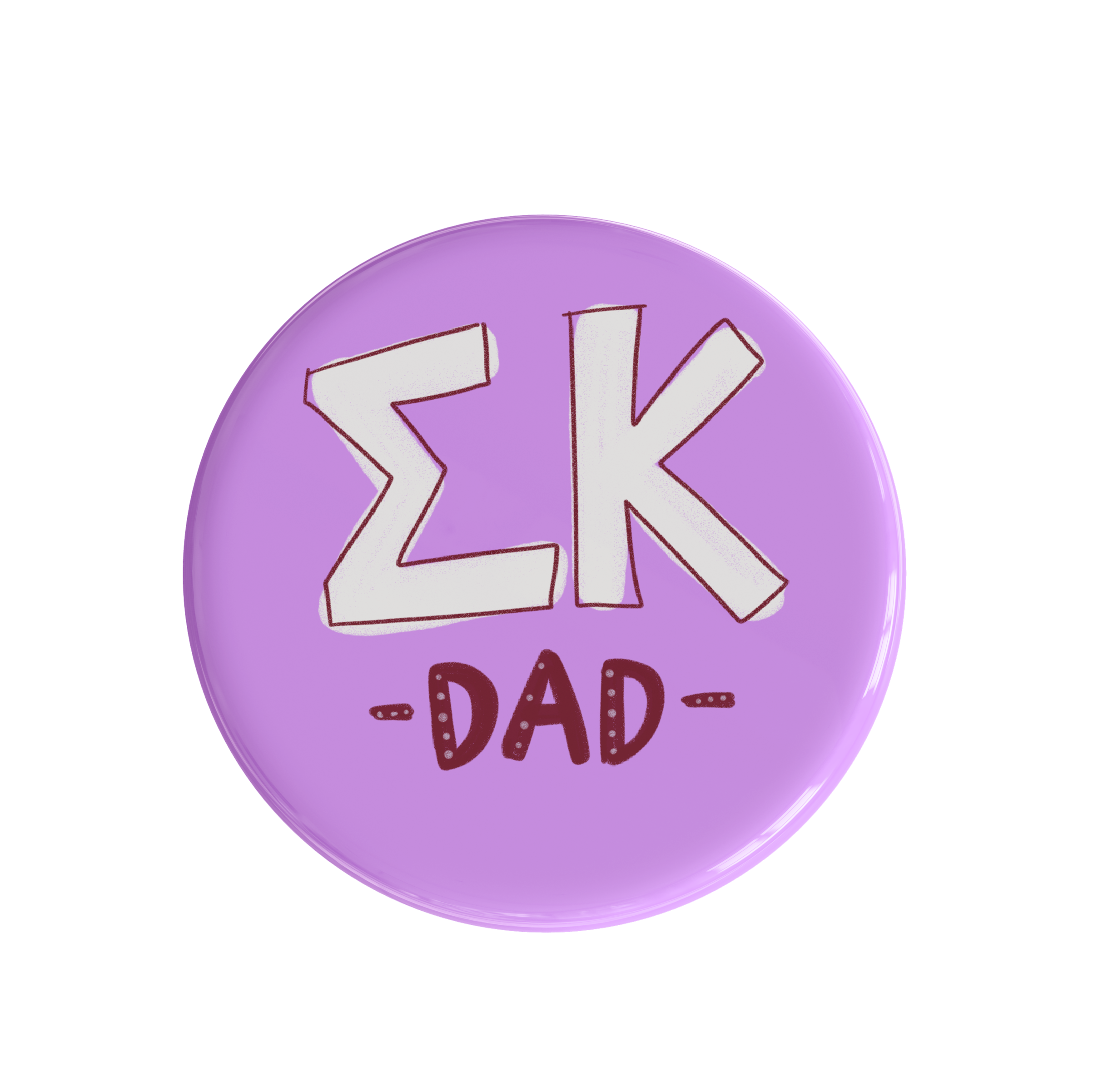 Classic Sorority Dad Gameday Button (Includes One)
