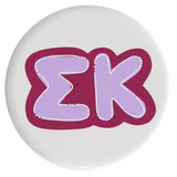 Sigma Kappa Bubbly Sorority Button