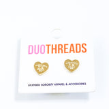 Sorority Heart Earrings