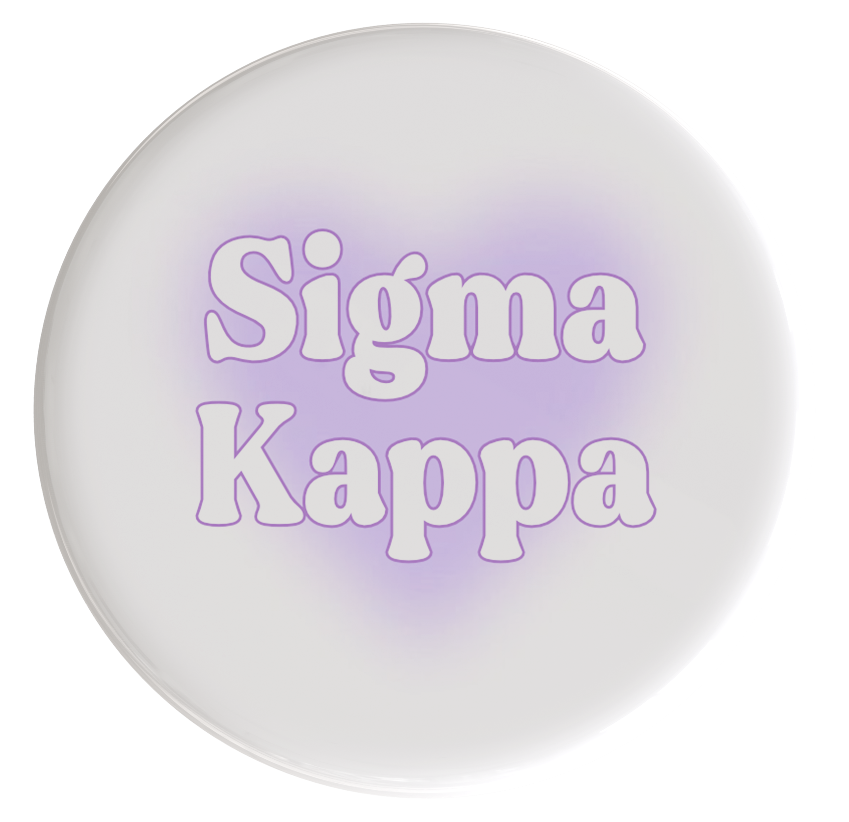 Sigma Kappa Big Heart Sorority Button
