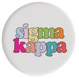 Sigma Kappa Live In Color Sorority Button