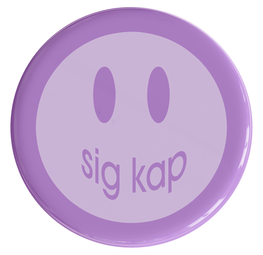 Sigma Kappa Smile Sorority Button