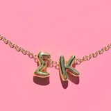 Sigma Kappa Bubble Letter Necklace