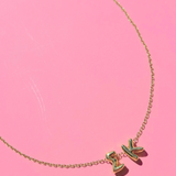 Sigma Kappa Bubble Letter Necklace