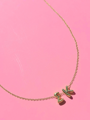 Sigma Kappa Bubble Letter Necklace
