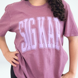 Sigma Kappa Varsity Puff Sorority Tee
