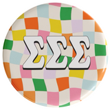 Sigma Sigma Sigma Fast Times Sorority Button