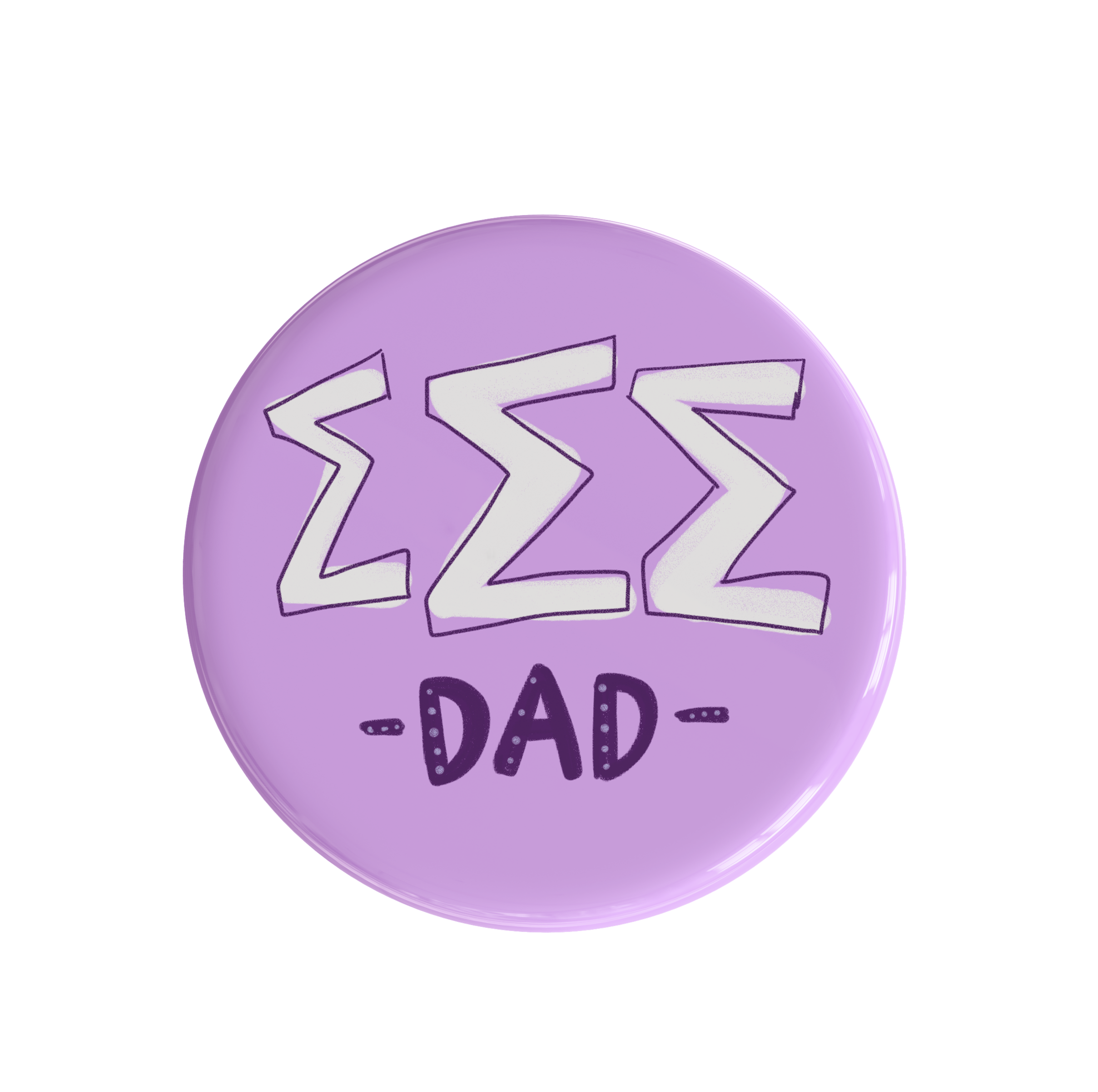 Classic Sorority Dad Gameday Button (Includes One)