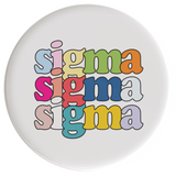 Sigma Sigma Sigma Live In Color Sorority Button