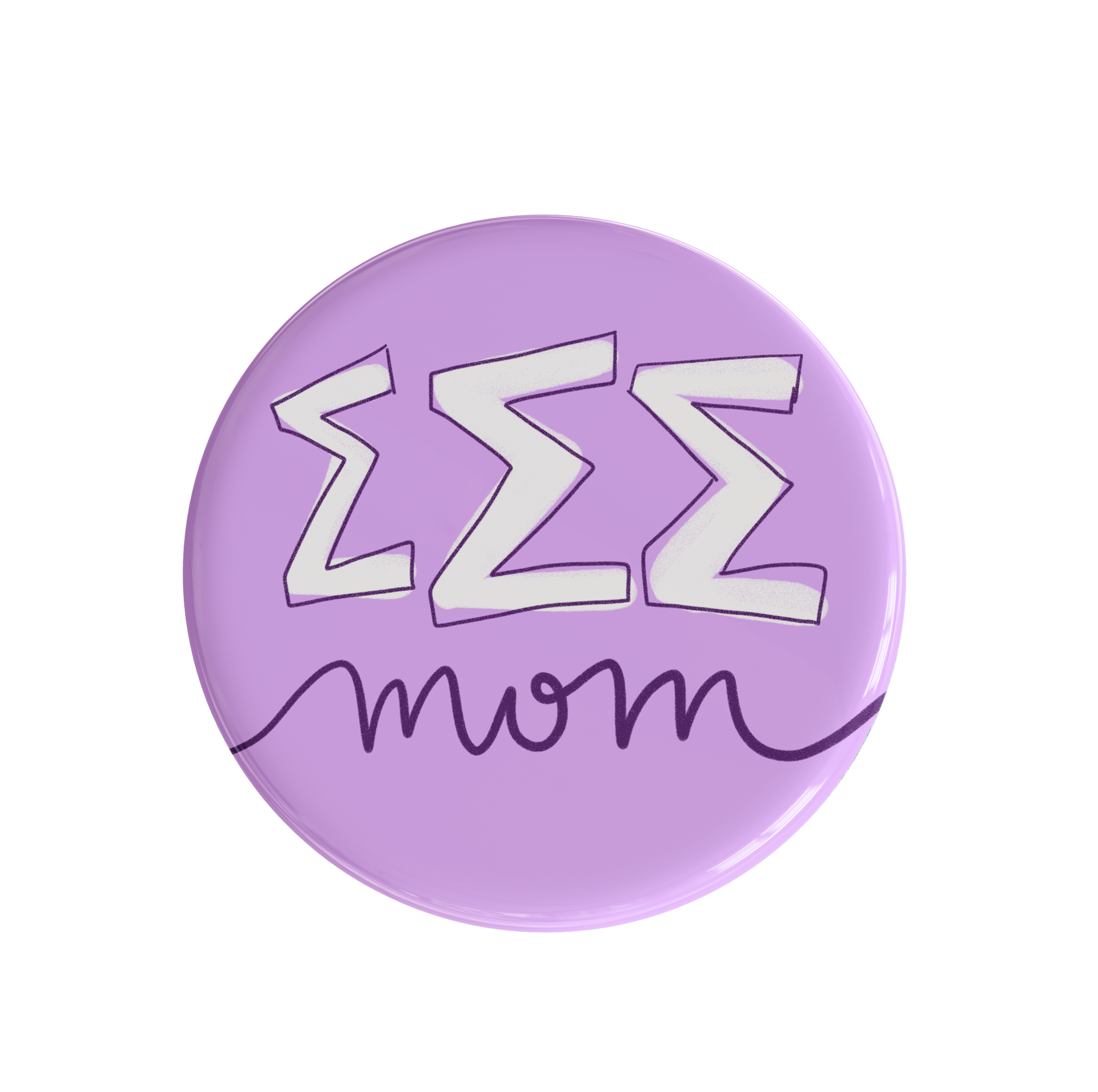 Classic Sorority Mom Gameday Button (Includes One)