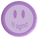 Sigma Sigma Sigma Smile Sorority Button