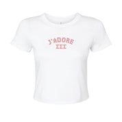 Sigma Sigma Sigma J'Adore Sorority Baby Tee