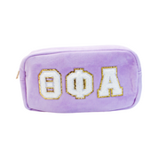 Chenille Sorority Cosmetic Bag