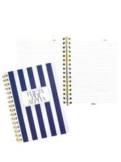 Theta Phi Alpha Stripe Sorority Notebook
