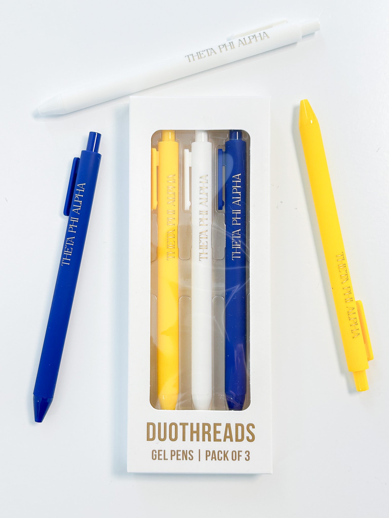 Theta Phi Alpha Lettered Luxe Sorority Pens
