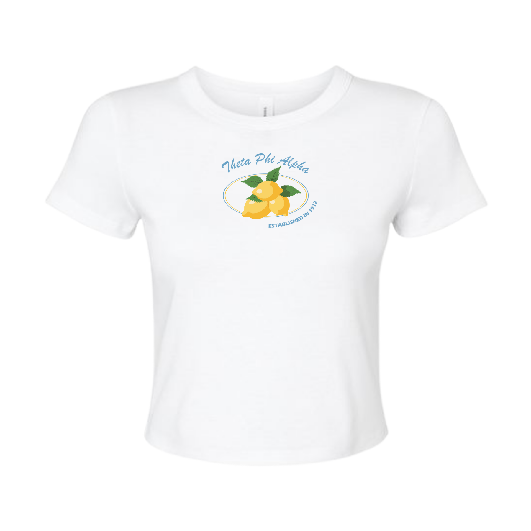 Theta Phi Alpha Sorority Main Squeeze Baby Tee