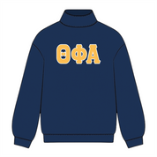 Classic Twill Sorority Embroidered Mock Neck