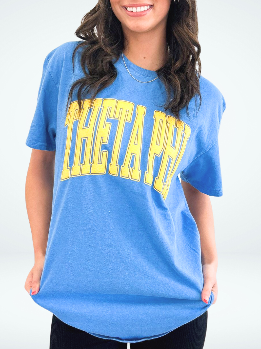 Theta Phi Alpha Varsity Puff Sorority Tee