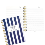 Stripe Sorority Notebook