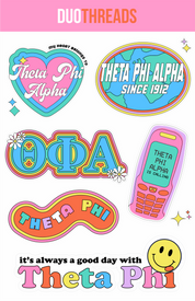 Sorority Y2K Sticker Sheet