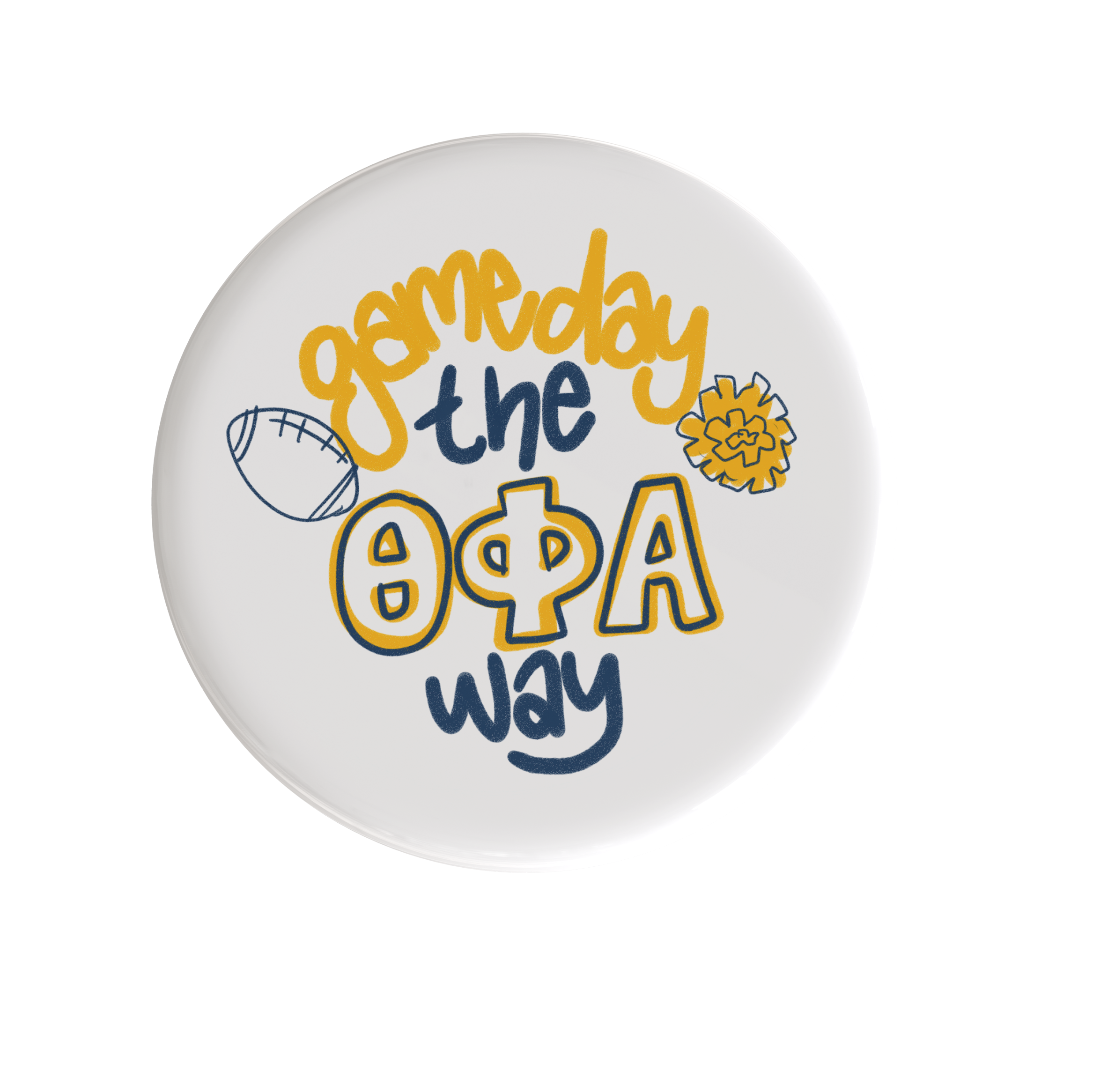 Theta Phi Alapha Gameday Way Button