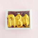 Gold Bubble Letter Sorority Ornament