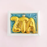 Zeta Tau Alpha Bubble Letter Sorority Ornament