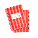 Chi Omega Stripe Sorority Notebook