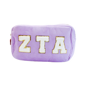 Chenille Sorority Cosmetic Bag