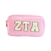 Chenille Sorority Cosmetic Bag